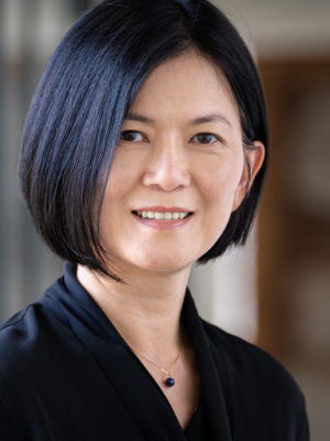 Kathy Hung, woman with light skin and short dark hair